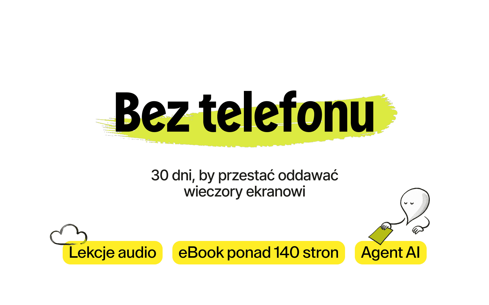 Pakiet Bez telefonu: kurs na platformie, eBook i workbook